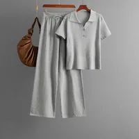 Casual Daily Women's Simple Style Classic Style Solid Color Viscose Fiber Pant Co-ord Set Shorts Sets sku image 2