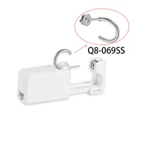 Hip-Hop Streetwear C Shape 316 Stainless Steel  Acrylic Plating 24K Gold Plated Ear Puncher sku image 1