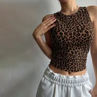 Women's Vest Tank Tops Sexy Streetwear Leopard main image 4