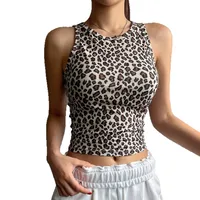 Women's Vest Tank Tops Sexy Streetwear Leopard main image 5