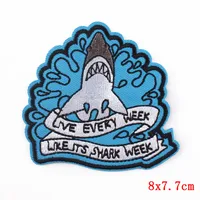 Embroidery Cartoon Style Marine Style Animal Ocean Cloth sku image 2