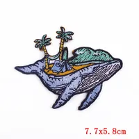 Embroidery Cartoon Style Marine Style Animal Ocean Cloth sku image 16