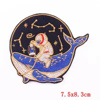 Embroidery Cartoon Style Marine Style Animal Ocean Cloth sku image 11