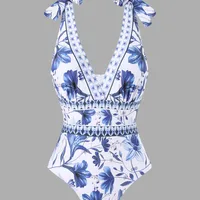 Women's Flower 2 Pieces Set One Piece Swimwear main image 2