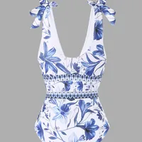 Women's Flower 2 Pieces Set One Piece Swimwear main image 3