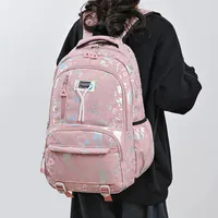 Wholesale New Backpack New Style Simple Large Capacity Junior High School Student Schoolbag Fashion Leisure Travel Backpack main image 2