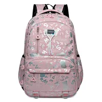 Wholesale New Backpack New Style Simple Large Capacity Junior High School Student Schoolbag Fashion Leisure Travel Backpack main image 5