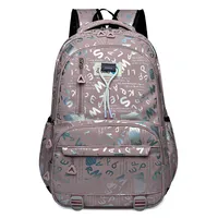 Wholesale New Backpack New Style Simple Large Capacity Junior High School Student Schoolbag Fashion Leisure Travel Backpack sku image 5
