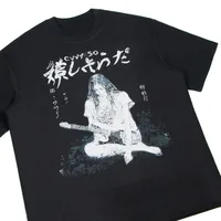 Jiayiku Men's Clothing  Summer American Street Fashion Brand Washed Tee T-shirt Dark Style Character T-shirt Short Sleeve main image 4