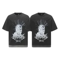 Jiayiku Men's Clothing  Summer American Street Hip Hop Fashion Brand Tee T-shirt Diablo Punk T-shirt Short Sleeve main image 5
