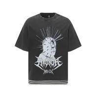 Jiayiku Men's Clothing  Summer American Street Hip Hop Fashion Brand Tee T-shirt Diablo Punk T-shirt Short Sleeve sku image 2