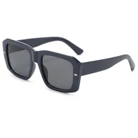 Hip-Hop Retro Streetwear Sunglasses PC UV400 Protection Tinted Lenses Square Full Frame Glasses main image 6