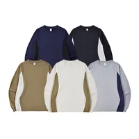 ABS Clothing | Hydrogen Plain Long Sleeve  Autumn And Winter New Tide Brand 150g Lightweight Color Matching Quick-drying T-shirt main image 2