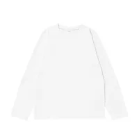 ABS Clothing | Double-sided Velvet Crew Neck Bottoming Long Sleeve T-shirt  Autumn And Winter New 260g Warm Elastic Jacket sku image 1