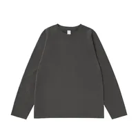ABS Clothing | Double-sided Velvet Crew Neck Bottoming Long Sleeve T-shirt  Autumn And Winter New 260g Warm Elastic Jacket sku image 13