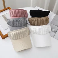 New Fish Scale Empty Top Net Celebrant Summer Sun Hat New Knitted Baseball Cap Outdoor Sports Sun Hat main image 3