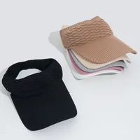 New Fish Scale Empty Top Net Celebrant Summer Sun Hat New Knitted Baseball Cap Outdoor Sports Sun Hat main image 5