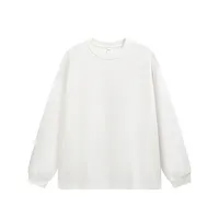 Jie Zhan Men's Wear | 305Gfog Color Long Sleeve T-shirt  Spring American Solid Color Cotton Loose Couple T-shirt sku image 1