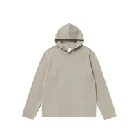 ABS Clothing | Double-sided Velvet Hat Base Vests  Autumn And Winter New Sports Outdoor Cordless Hooded Long Sleeve T sku image 2