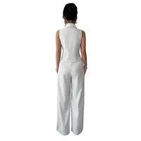 Office Daily Women's Elegant Business Solid Color Spandex Polyester Pant Co-ord Set Shorts Sets main image 2