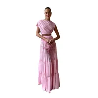 Holiday Daily Tea Party Women's Elegant Vacation Sexy Solid Color Polyester Skirt Co-ord Set Shorts Sets main image 3
