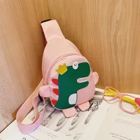 Children's Cartoon Chest Bag Cute Little Dinosaur Cartoon Crossbody Shoulder Bag Lightweight Fashion Change Fashion Waist Bag Wholesale sku image 6