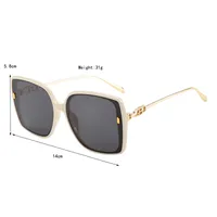 Casual Elegant Streetwear Square PC UV400 Protection Resin Square Full Frame Glasses sku image 6