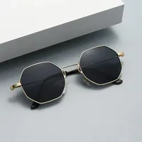 Retro Hong Kong Style Sunglasses Men And Women With  New High-end Sense Driving Special Anti-UV Sunglasses main image 1