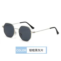 Retro Hong Kong Style Sunglasses Men And Women With  New High-end Sense Driving Special Anti-UV Sunglasses sku image 2