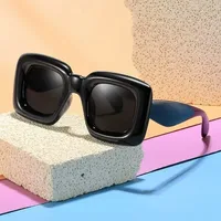 Children's Funny Fun Cute Square Sunglasses Boys And Girls Cute Cute Baby Glasses Hip Hop Baby Street Shot Sunglasses main image 2