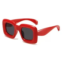 Children's Funny Fun Cute Square Sunglasses Boys And Girls Cute Cute Baby Glasses Hip Hop Baby Street Shot Sunglasses sku image 4