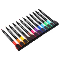 Wholesale A08 Whiteboard Pen Magnetic Brush Teachers Office Children Whiteboard 12 Color Painting Graffiti Erasable Marking Pen main image 5