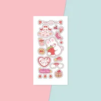 Cute Stickers Children's New-style Cartoon Ins Stickers Journal Stickers Book Sealing Stickers Goo Card Stickers sku image 1