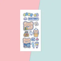 Cute Stickers Children's New-style Cartoon Ins Stickers Journal Stickers Book Sealing Stickers Goo Card Stickers sku image 4