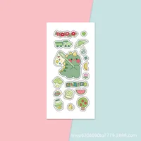 Cute Stickers Children's New-style Cartoon Ins Stickers Journal Stickers Book Sealing Stickers Goo Card Stickers sku image 7
