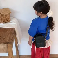 Children's Bag All-match Retro Fashionable Simple Portable Bucket Bag New Style Niche Wide Shoulder Strap Mini Crossbody Small Bag main image 4