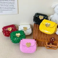 New Cartoon Children's Bag Mini Western Style Six-color Peach Heart Girl's Bag Cute Toddler Shoulder Bag main image 1