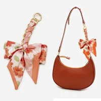 Bow Bag With Chain Bag Hanging Chain Adjusting Extended Growth Chain Multicolor Underarm Bag Single Shoulder Extension Chain main image 4