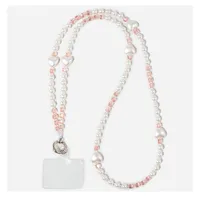 New Mobile Phone Lanyard Long Can Carry Rope Butterfly Pearl Mobile Phone Chain Can Be Slung Neck Rope Mobile Phone Lanyard sku image 17