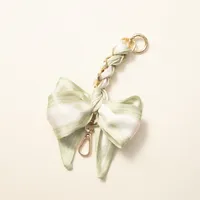 Extended Chain Bow Bag With Chain Bag Hanging Chain Strap Bag Chain Adjusting Extended  Underarm Bag sku image 1
