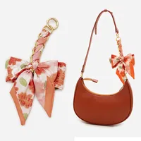 Extended Chain Bow Bag With Chain Bag Hanging Chain Strap Bag Chain Adjusting Extended  Underarm Bag main image 4