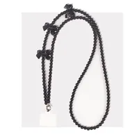 New Mobile Phone Lanyard Long Can Carry Rope Butterfly Pearl Mobile Phone Chain Can Be Slung Neck Rope Mobile Phone Lanyard sku image 2
