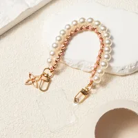 Xiao Xiang Style Pickup Chain Mobile Phone Lanyard Short Wrist Hanging Chain High-end Pearl Beaded Pendant Strong Universal Hanging Ornaments sku image 5