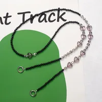 New Mobile Phone Lanyard Long Can Carry Rope Butterfly Pearl Mobile Phone Chain Can Be Slung Neck Rope Mobile Phone Lanyard main image 1