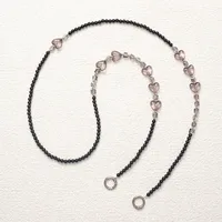New Mobile Phone Lanyard Long Can Carry Rope Butterfly Pearl Mobile Phone Chain Can Be Slung Neck Rope Mobile Phone Lanyard main image 4