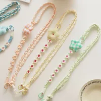 Hot Sale Small Daisy Flower Mobile Phone Pendant Bohemian Holiday Style Mobile Phone Hanging Chain Wrist Band main image 2