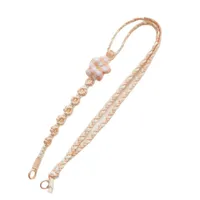 Hot Sale Small Daisy Flower Mobile Phone Pendant Bohemian Holiday Style Mobile Phone Hanging Chain Wrist Band main image 5