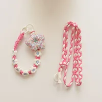 Hot Sale Small Daisy Flower Mobile Phone Pendant Bohemian Holiday Style Mobile Phone Hanging Chain Wrist Band sku image 5
