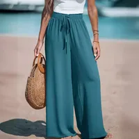 Women's Four Seasons Pants   Casual Comfortable  Wide Leg Loose Casual Fashion Pants main image 2