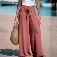 Women's Four Seasons Pants   Casual Comfortable  Wide Leg Loose Casual Fashion Pants main image 3